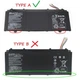 Батарея для ноутбука Acer Aspire S5-371 Swift SF514-51 SF515-51 SF11 Chromebook R13 CB5-312T- AP15O5L, AP15O3K (11.55V 4670mAh 53.9Wh) Type A - зображення 6