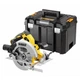 Пила дискова аккумуляторна DeWALT, 18В XR Li-Ion, діаметр диска 184х16 мм, 5500 об/хв, вага 3.6 кг, без аккумулятора та ЗП, TSTAK - зображення 1