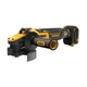 Шліфмашина кутова акумуляторна безщіткова DeWALT, 18 B XR Li-lon, d=125 мм, 3000-9000 об/хв, клавішний вимикач, без акумуляторів і - изображение 2