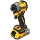 Шурупокрут ударний акумуляторний DeWALT, 18 В XR Li-Ion, безщітковий, 206 Нм, 2 Аг, 3250 об/хв, 3800 уд, розмір тримача насадок - изображение 3