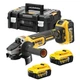 Шліфмашина кутова акумуляторна безщіткова DeWALT, 18 B XR Li-lon, 125 мм, 9000 об/хв, вес 1.74 кг, валіза TSTAK, 3 аккумулятори, - зображення 1