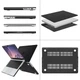 Пластиковая накладка (верх и низ) HardShell Crystal Case для Apple MacBook Pro 14 A2442 2021 Black Б/У [144485] - изображение 3