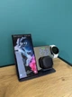 Беспроводная зарядка Samsung Galaxy Watch Buds Зеркальная 4 в 1 Бездротова Black Mirror Часы - изображение 1