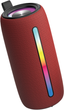 Портативна колонка Denver BTL-360 2x5W RGB Red (BTL-360BD) - зображення 1