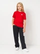 Детская футболка для девочки Nike K Nsw Tee Emb Futura Lbr FZ5177-657 S 128-137 см University Red (197596430981) - изображение 3