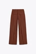 Оверсайз брюки зі складками Zara 1608/025 S Коричневі (01608025700S) - зображення 5