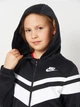 Подростковый спортивный костюм (толстовка + штаны) для девочек Nike K Nsw Df Tracksuit Mxd Mtrl HQ9316-010 L 146-156 см Black/White/White (198482263997) - изображение 6