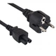Сетевой кабель (шнур, "микки маус") для блока питания 220V 3*0.75мм² 1.2м - изображение 3