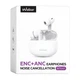 Навушники Bluetooth WALKER WTS-67 ANC+ENC white - изображение 3