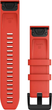 Pasek Garmin QuickFit Silicone Band 22mm Laser Red (753759254438) - obraz 1