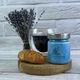 Crystal candle - свічки з пальмового воску синього кольору - изображение 1