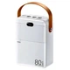 УМБ Павербанк Remax RPP-118 80000 mAh 27W зовнішній акумулятор зі швидкою зарядкою та ліхтарем Білий - зображення 1