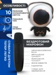Дитячий набір караоке портативна Bluetooth колонка нічник співаючий Космонавт музичний центр з двома бездротовими мікрофонами з підсвічуванням чорний - зображення 2