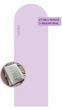 Килимок для йоги та спорту AYVA 183х61х0,15 см Lavender Travel + чохол у подарунок - изображение 1