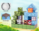 Магнитный конструктор Minecraft 100 шт + ПОДАРОК 3 фигурки по игре Майнкрафт Дом с пандами Mk001001 - изображение 8
