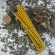 Жовті воскові свічки 20 см (50шт) - изображение 1