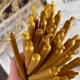 Золоті воскові свічки 20 см - зображення 8