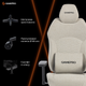 Геймерское игровое кресло с регулированной глубиной сидения GamePro GC760LG Light Grey Fabric - изображение 19