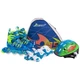 Роликовые коньки Zelart Jingfeng My Go SK-179 35-38 с защитой Blue-Green - изображение 1