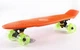 Скейт пенни борд Penny Fish Skateboards 405-3 со светящимися колесами Orange-Green - изображение 1