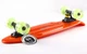 Скейт пенни борд Penny Fish Skateboards 405-3 со светящимися колесами Orange-Green - изображение 2
