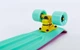 Скейт пенні борд Penny Fish Skateboards SOFT 410-7 22" Pink, м'ятні колеса - зображення 2
