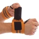 Бинты кистевые для жима и тяги Zelart Mute 9188-3 Orange-Grey - изображение 1