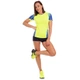 Футболка женская спортивная для фитнеса Zelart Sport Team 7320 размер M (160-165см) Neon Green-Blue - изображение 5