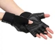 Перчатки для фитнеса перчатки спортивные Zelart Hard Touch 9530 размер M Black - изображение 4