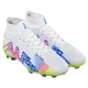 Бутсы футбольные с носком Zelart Zoom 220918B-1 размер 43 White-Pink-Blue - изображение 3