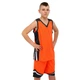 Форма баскетбольная детская Zelart L044 размер M рост 150-160 см Orange-Black - изображение 2