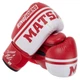 Перчатки для бокса и единоборств на липучке Matsa 6571 Red-White 12 унций - изображение 5
