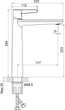 Смеситель для раковины Koller Pool Dakota XL Gun Grey (1105340905) - изображение 2