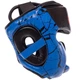 Шлем боксерский кожаный с полной защитой Twins Heroe 0774 размер L Blue-Black - изображение 2