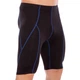 Шорти чоловічі компресійні тайтси Zelart 1502L розмір 3XL (52-54) Black-Blue - зображення 4