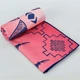 Рушник для йоги (килимок для йоги) YOGA TOWEL Y-YGT 75 см х 186 см рожеве - зображення 6