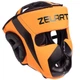 Шлем боксерский с полной защитой Zelart Fight Gear Heroe 7041 размер M Orange-Black - изображение 1
