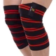 Бинты на колени для приседаний Zelart 2646 длина 2м Black-Red - изображение 3