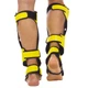 Защита для ног (голень и стопа) Zelart 1376 размер XL Yellow-Black - изображение 2
