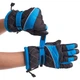 Перчатки горнолыжные женские Zelart Snow Gloves 7133 размер L-XL Black-Light Blue - изображение 5