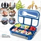 Ланч бокс герметичный OldPAPA Bento 1000 мл синий (LB-30774) - изображение 5