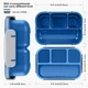Ланч бокс герметичный OldPAPA Bento 1000 мл синий (LB-30774) - изображение 8