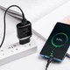 Сетевое зарядное устройство Borofone BA36A, кабель USB to Type-C, QC3.0, Black - изображение 4