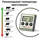 Термометр цифровой ТЕРМО TP-700 с выносным водонепроницаемым щупом IPX7 кухонный для мяса, духовки, гриля, коптильни - изображение 7