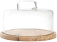 Patera z kloszem HOMLA Wood Colony 25 x 16 cm (5904183860978) - obraz 1
