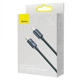 Дата кабель Baseus Crystal Shine Series Type-C to Lightning 20W (1.2m) (CAJY00020) Black - изображение 6