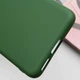 Чохол TPU GETMAN Liquid Silk Full Camera для Samsung Galaxy S21 FE Зелений / Dark green - зображення 6