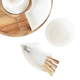 Zestaw do fondue Homla Mokka z obrotowa podstawką 27 x 13 cm (5904183844169) - obraz 5