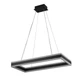 Подвесная LED люстра 56W Interees с акриловым плафоном 3000-6400К с пультом черная IP20 V QQD3093 BK - изображение 2
