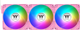 Zestaw wentylatorów Thermaltake CT120 EX ARGB Sync (3-Fan Pack) Pink (CL-F219-PL12PK-A) - obraz 3